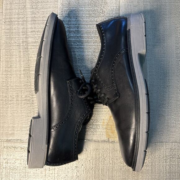 Cole Haan Oxford Shoe Size 8M Go To Grand 360 Black Leather Plain Toe - Picture 5 of 9